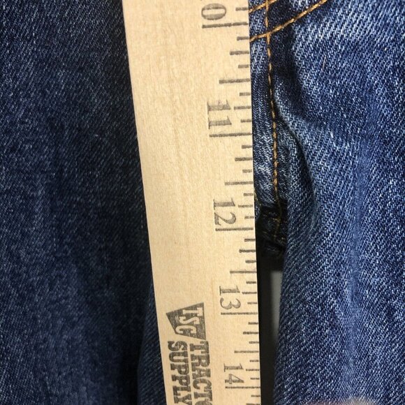 Levis Mens Blue Jeans Size 38" x 34" 550 Button Fly Zipper Denim Pants - Picture 9 of 11